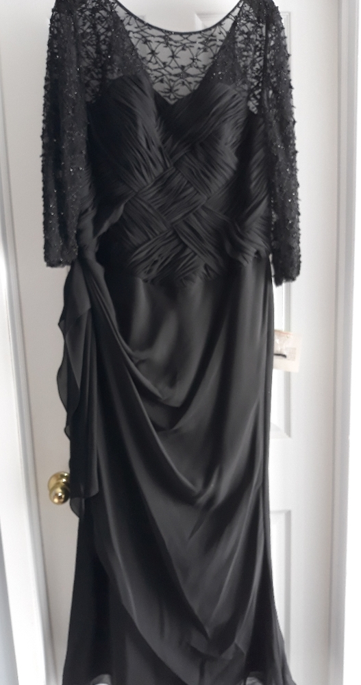 Black Evening Gown, size 16